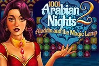 Bejeweled game in the style of 1001 Arabian Nights