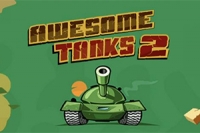 Valmistaudu räjähtävään tankkisotaan Awesome Tanks 2:n