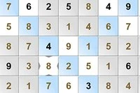 Päivittäinen Sudoku-peli, jossa lisäsääntö diagonaaleille