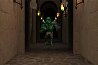 Take on an army of Orcs through dark dungeons and passages!
