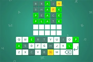 You have six attempts to find the hidden word