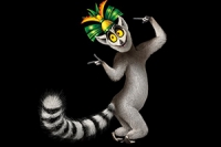 King Julian, along with his tribe, lives on an island lost in the ocean