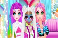 Prinsessat Mona, Rachel ja Harlekiini järjestävät Miss Charming Unicorn