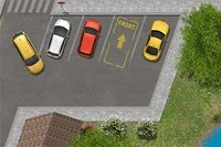 Aja keltaista taksia ja parkkeeraa se merkitylle paikalle