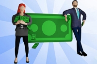 Rich Couple Run on yksinkertainen mutta koukuttava pulmapeli lapsille!