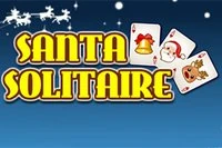 Auta Joulupukkia jouluisessa pasianssipelissä.