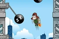 The game is freely inspired to the popular game Swing Copter